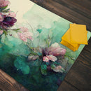 Moody Watercolor Floral Playmat