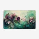 Moody Watercolor Floral Playmat