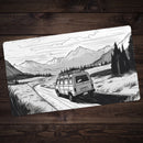 Through The Mountain Pass Playmat