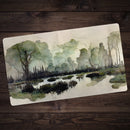 Watercolor Swamp Playmat