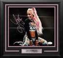 Liv Morgan in Action Autographed Framed WWE Wrestling Photo