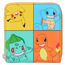 Loungefly Pokémon Color Block Starters Wallet