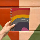 Love Is Kind Spiral Notebook | Rainbow Pride | 5.75" x 7.50" | 120 Lined Pages