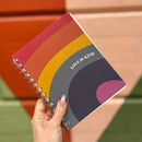 Love Is Kind Spiral Notebook | Rainbow Pride | 5.75" x 7.50" | 120 Lined Pages