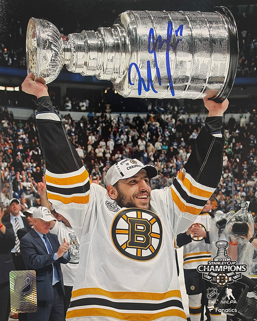 Milan Lucic 2011 Stanley Cup Boston Bruins Autographed 8