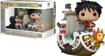 Pop! Rides: One Piece - Luffy With Thousand Sunny (Winter Convention Sticker)