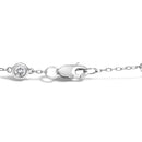 14K White Gold 1/2 Cttw Diamond by Yard Bracelet