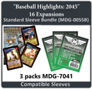 "Baseball Highlights: 2045- Expansions" Compatible Card Sleeve Bundle