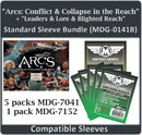 "Arcs: Conflict and Collapse in the Reach + Leaders & Lore, and Blighted Reach" Compatible Card Sleeve Bundle
