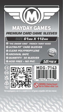 "Dwarf King" Compatible French Tarot Card Sleeves - Magnum (61x112mm)