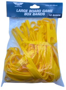 12 Pack of Large Board Game Box Bands (9.4 inches)