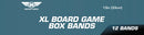 12 Pack of XL Board Game Box Bands (13 inches)