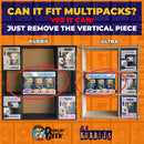 KUBBIE SLIM BLACK (1x7) - In Box Display Case for Funko Pops, Wall Mountable & Stackable Pop Shelf (Cardboard)