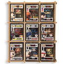 KUBBIE ULTRA (3x3) - In Box Display Case for Funko Pops, Wall Mountable & Stackable Pop Shelf (MDF Wood)