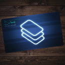 The Stack's Glitchlight Playmat