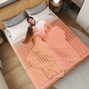 Electric Heated Mattress Pad with Dual Controllers & Auto-Off