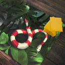 Snake Under Monstera Leaves Playmat