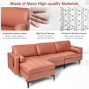 3-Seat L-Shaped Sectional Sofa with USB Ports & Storage