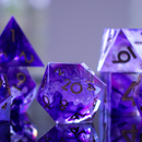 Mage Hand Sharp-Edged Resin Dice Set
