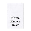 Mama Knows Best Thirsty Boy Dish Towel or Burp Cloth | Cotton Flour Sack Kitchen Towel | 30" x 30"