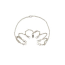 Man-Repeller Teeth Necklace in Silver