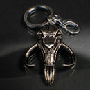 Mandalorian Mythosaur Skull (Star Wars) Large Pewter Keychain