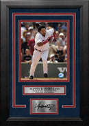 Manny Ramirez Running Action Boston Red Sox 8" x 10" Framed Baseball Photo with Engraved Autograph