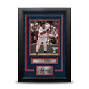 Manny Ramirez Running Action Boston Red Sox 8" x 10" Framed Baseball Photo with Engraved Autograph