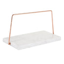 Marble + Rose Gold Iron Serving Plate | Desserts and Appetizers Display