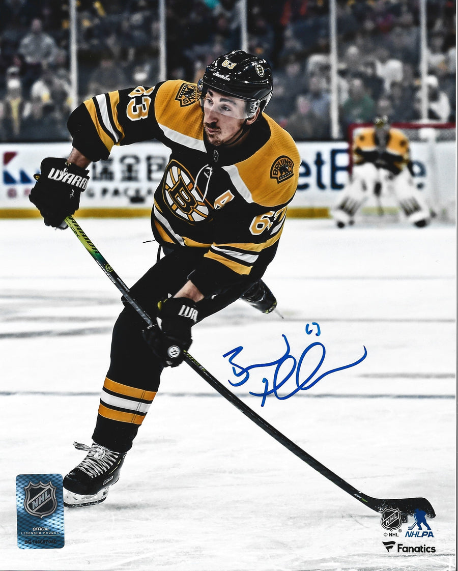 Brad Marchand Slapshot Boston Bruins Autographed 11