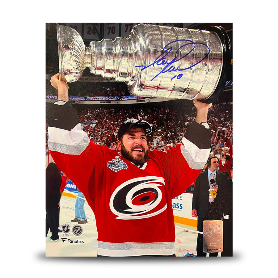 Mark Recchi 2006 Stanley Cup Champions Carolina Hurricanes Autographed 8