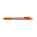 Mastermind At Work Pen š | Gel Click Pen in Caramel