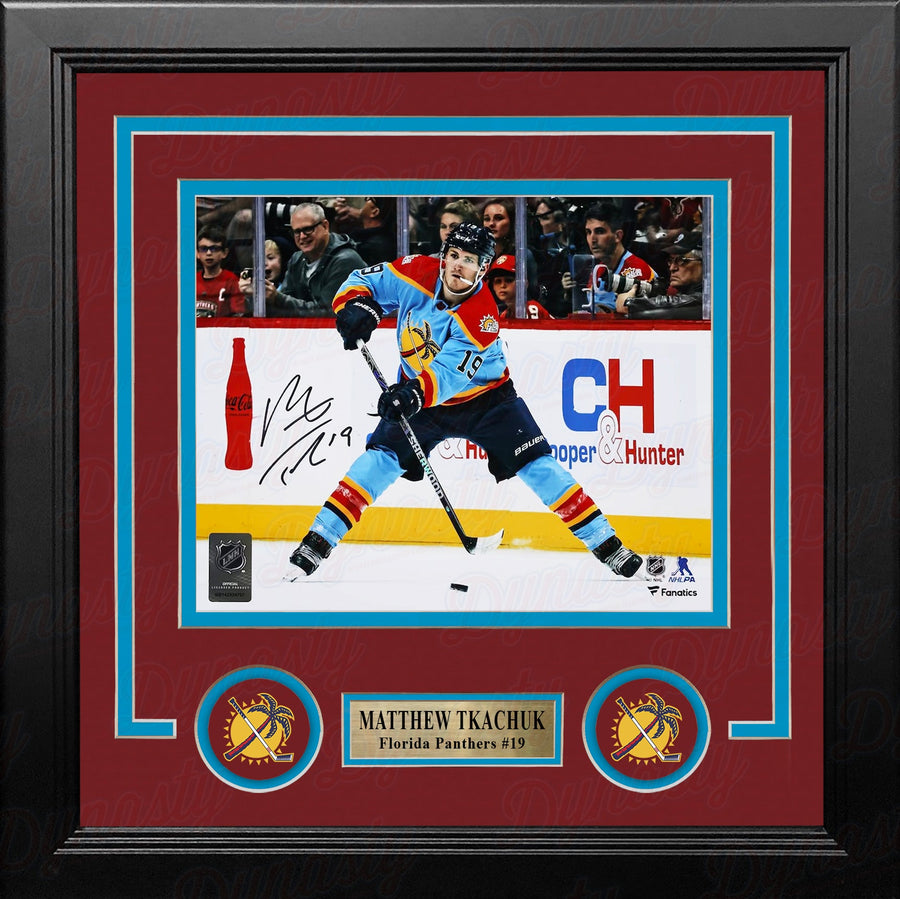 Matthew Tkachuk Reverse Retro Florida Panthers Autographed 8