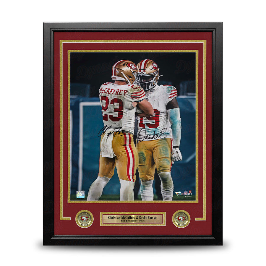 Christian McCaffrey & Deebo Samuel San Francisco 49ers Autographed 16