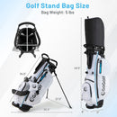 Men's Complete Golf Clubs and Bag Set-White