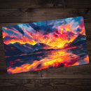 Impressionist Mountain Sunset Playmat