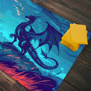 Midnight Blue Dragon Playmat
