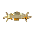 Mermaid Parade Gold Hair Clip with Sea Stars and Shell