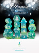 Kraken Dice Sea Glass 14 pc Dice Set