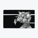 Black White Knight Playmat