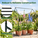 Mini Greenhouse with Metal Frame and Waterproof Cover