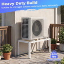 Mini Split Ground Stand Adjustable for 9000-36000 BTU Ductless Air Conditioners Heat Pump