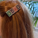 Miniature Books Hair Clip with Real Pages