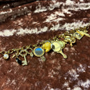 Mirror Mirror Fantasy Gold Charm Bracelet | Fairytale Jewelry