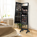 Mirror Jewelry Cabinet with 20 Warm Lights and 4 Tilt Angles