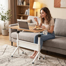 Mobile Standing Desk with Adjustable Height and Wheels
