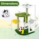 Multi-Level Cat Tree with Soccer Field & Hammock