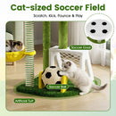 Multi-Level Cat Tree with Soccer Field & Hammock