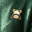 Mom Gift "Amazing Mama Bear" Panda Enamel Pin on Gift Card