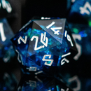 Moonbeam Sharp-Edged Resin Dice Set